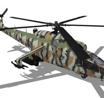 超精细直升机模型 Helicopter (28)